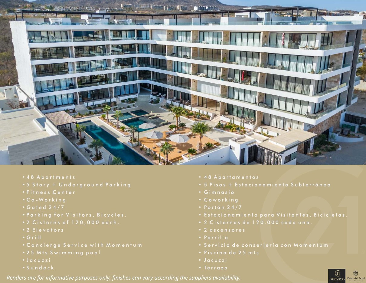 Vistas del Tezal Cabo San Lucas project presentation page 4