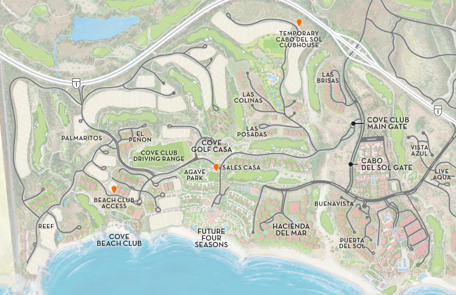 Cabo del Sol official property masterplan