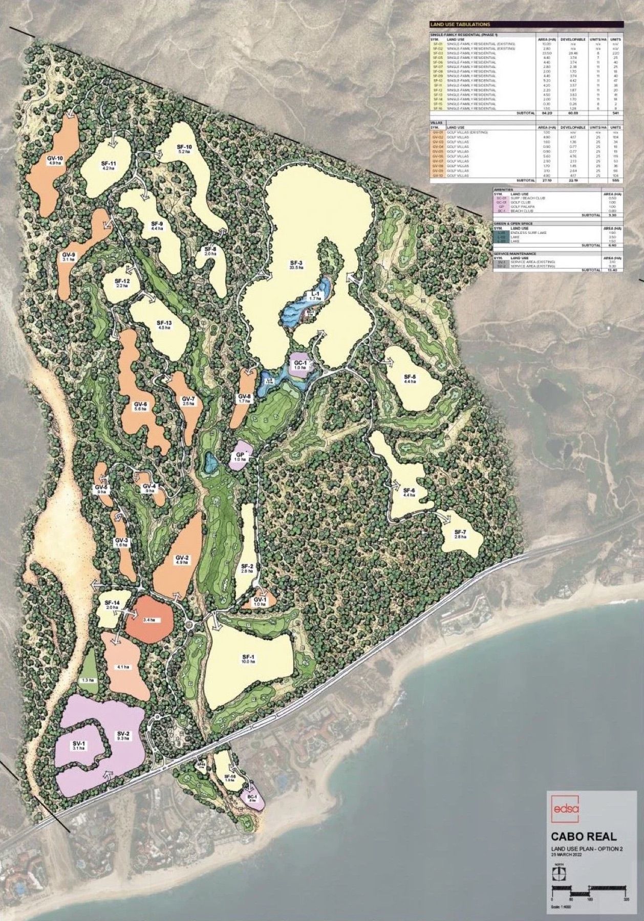 Cabo Real official property masterplan
