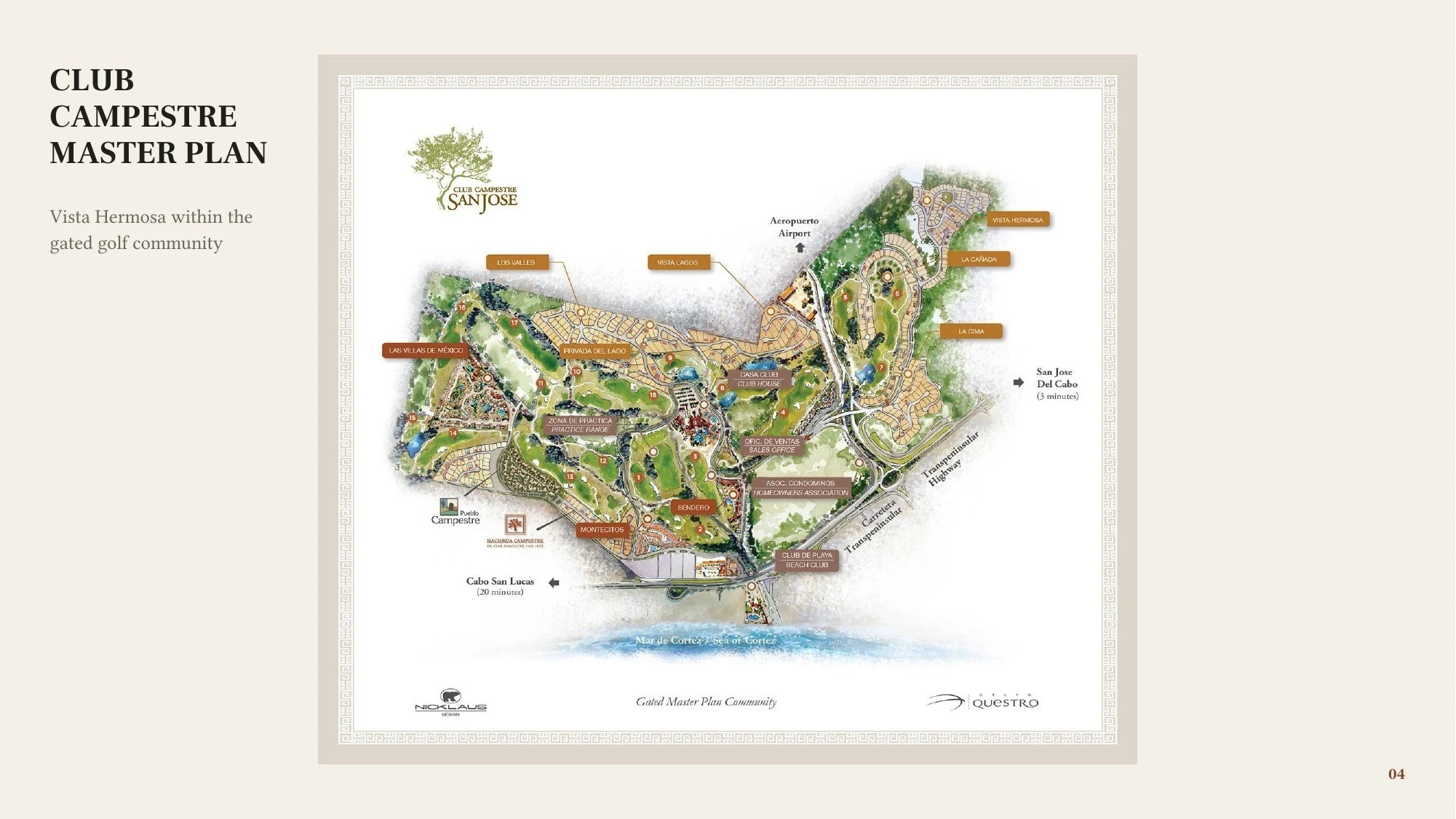 Club Campestre master plan — presentation page 4
