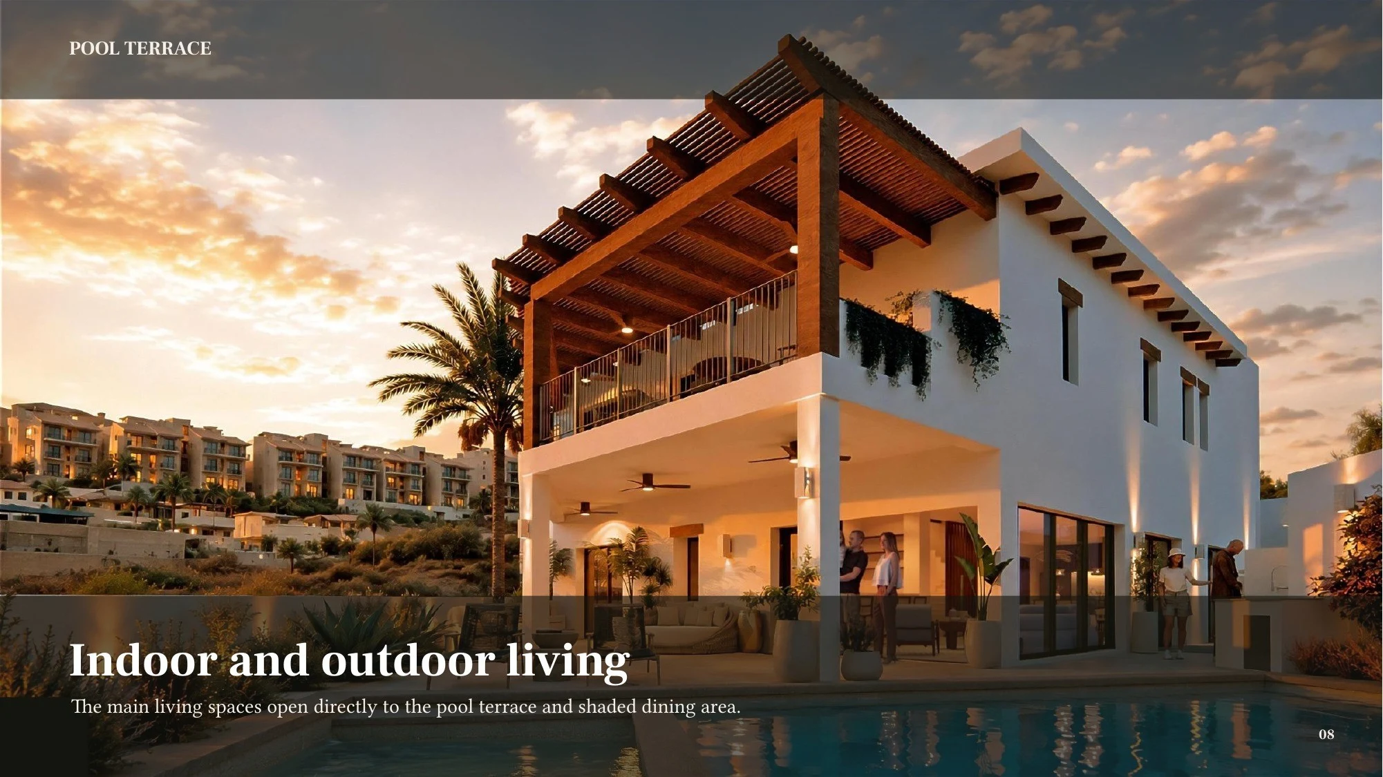 Indoor and outdoor living — presentation page 8