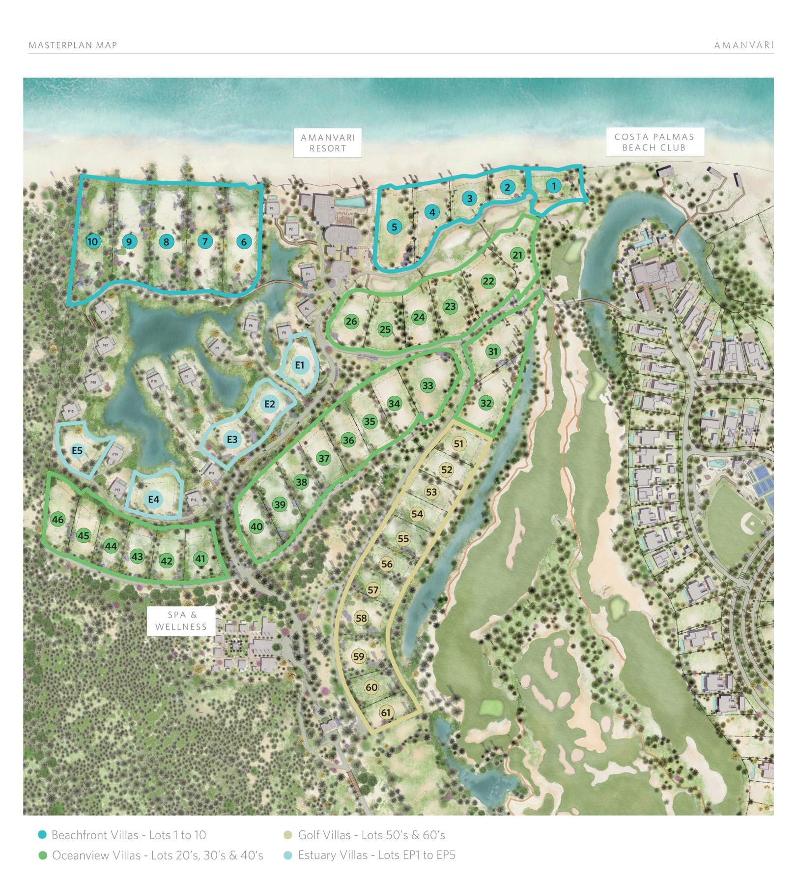 Costa Palmas official property masterplan