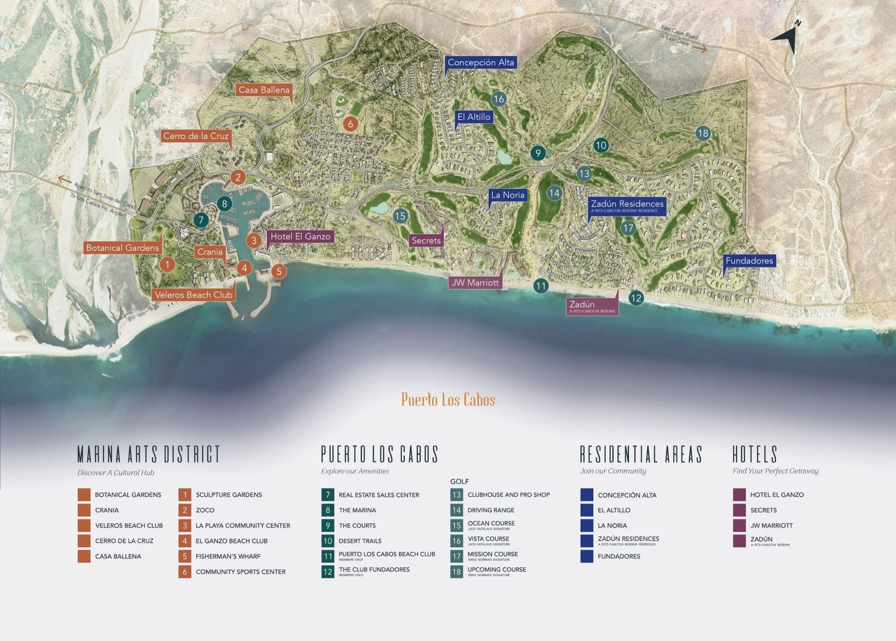 Puerto Los Cabos official property masterplan