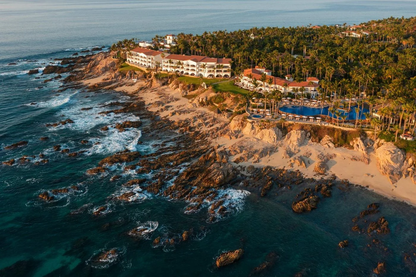 Aerial view of One&Only Palmilla and its oceanfront grounds