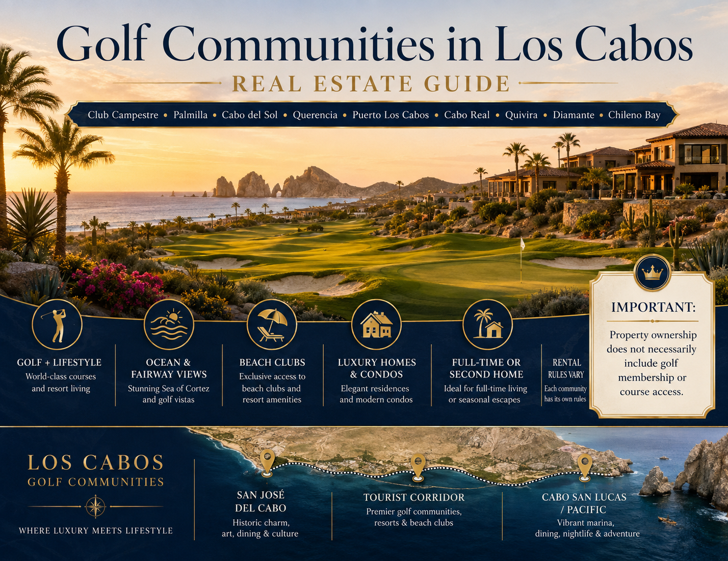 Palmilla golf community near San José del Cabo
