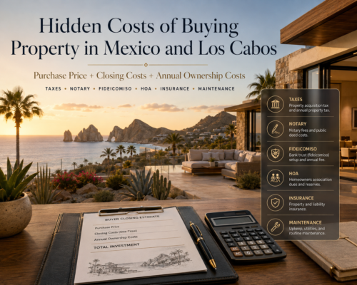 Hidden Costs of Buying Property in Mexico and Los Cabos