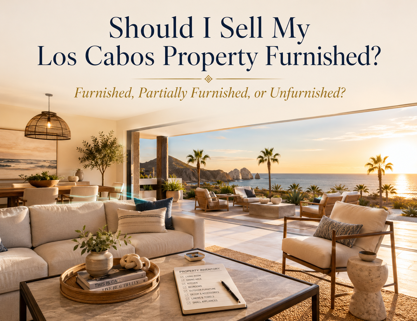 Should I Sell My Los Cabos Property Furnished